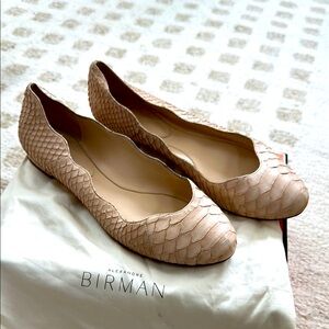 Alexandre Birman Women's Tan Flats